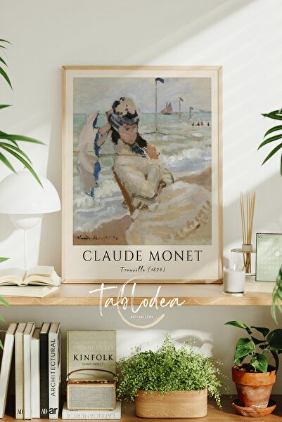 tablodea Tablou Claude Monet Trouville, Poster înrămat vintage Claude Monet, ...