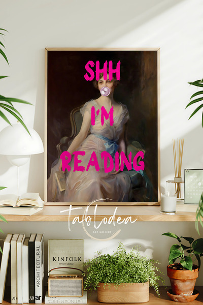 tablodea Pictură decorativă înrămată cu poster cu Pop Art scris, pictură de p...