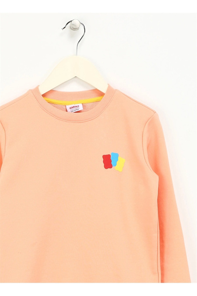 Haribo Salmon Girls' Crew Neck Sweatshirt Hrbtxt300