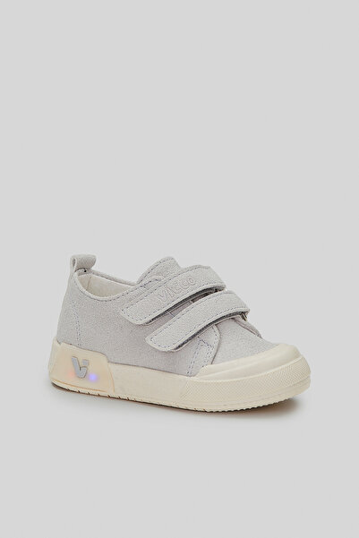 Vicco Mago Model Işıklı Unisex Bebe Patik Spor Ayakkabı Gri Sneaker