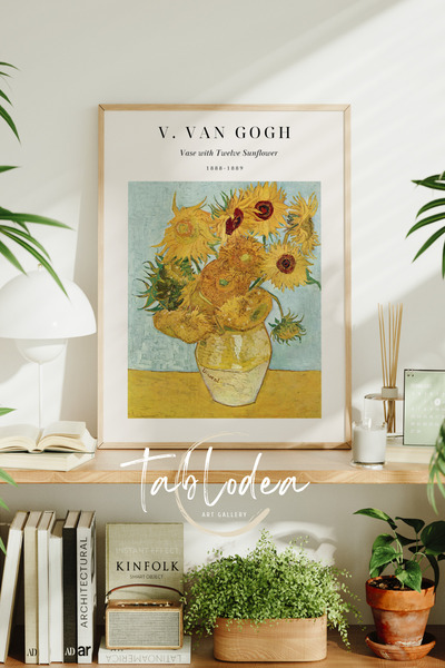 tablodea Van Gogh Vintage Tablo, Van Gogh Vintage Çerçeveli Poster, Van Gogh ...