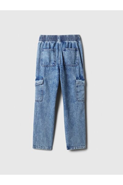 GAP Kız Çocuk Mavi Easy Jean Pantolon