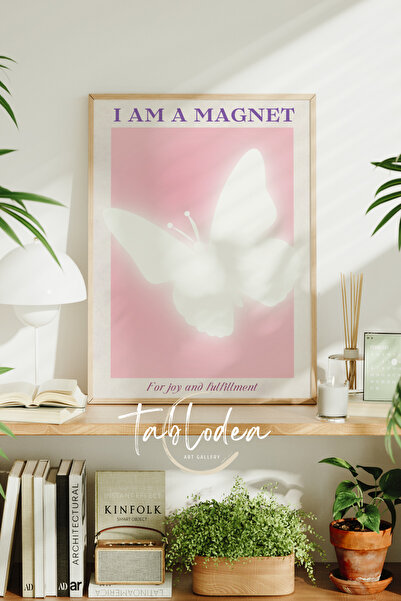 tablodea Tablou Pinterest cu ramă Aura, Tablou cu fluturi cu tematică de ener...