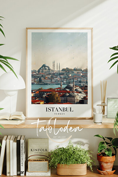 tablodea Tablou Istanbul, Poster înrămat Istanbul modern, Tablou Pinterest Is...