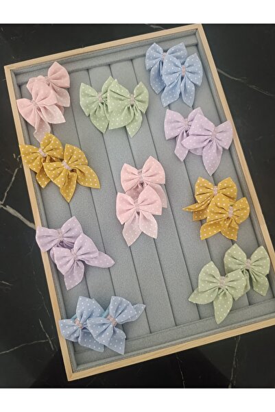 MutluBiDünya 3 Çift Puantiyeli PensToka Klipsli Toka