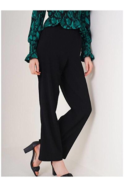 Pafi Moda Vance Високоякісні жіночі трикотажні штани чорного кольору