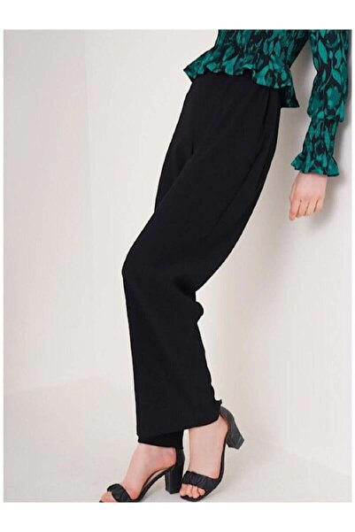 Pafi Moda Vance Високоякісні жіночі трикотажні штани чорного кольору