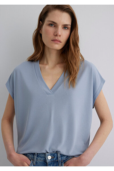 Mavi TOP FĂRĂ MÂNECI DIN BUMBAC