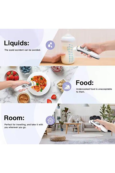 Choice مقياس حرارة الأذن الرقمي من كينج كلينيك، قراءة في ثانية واحدة للأذن والجبهة، مثالي للعائلة