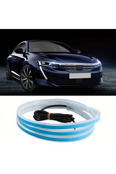 divendi-ro Bandă LED pentru capota auto cu aplicație, lungime 180 cm, IP67, lumină albă