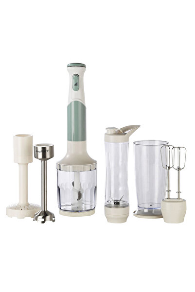 Berghoff Gem Retro 1200 W Mint Yeşili-krem El Blender Seti - 7950810
