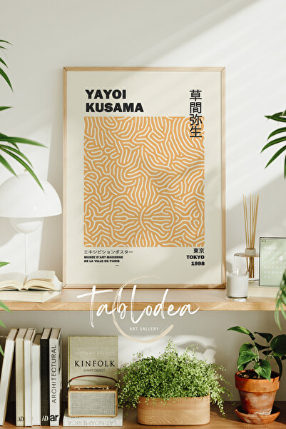 tablodea Pictură poster în stil boem Yayoı Kusama, Pictură decorativă modernă...