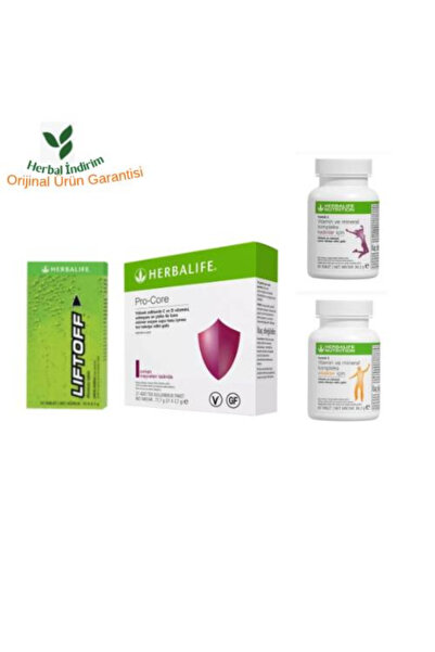 Herbalife Kadın ve Erkek Vitamin +Liftoff + Procore (Mağazamda Tüm Ürünler %1...