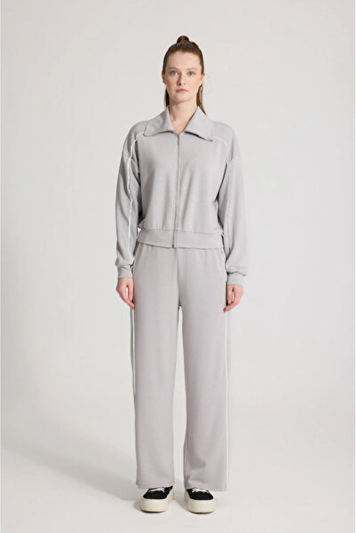 SEVİLEN Women's Double Set with Bias Tape