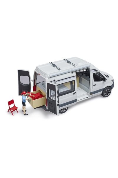 Bruder MB Sprinter camper van with driver - Bruder 02672