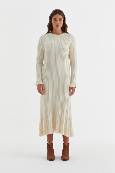 MARKALİSTE Сукня з прямим кроєм та підкладкою, екрю