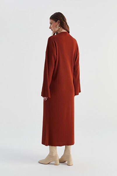 MARKALİSTE Rope Belted Knitwear Dress Tile