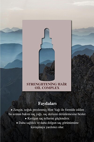 Clara Hygienics Expert Series Güçlendirici Saç Bakım Yağı 50 ml - Güçlendirici Onarıcı Vegan (Hint Yağı)