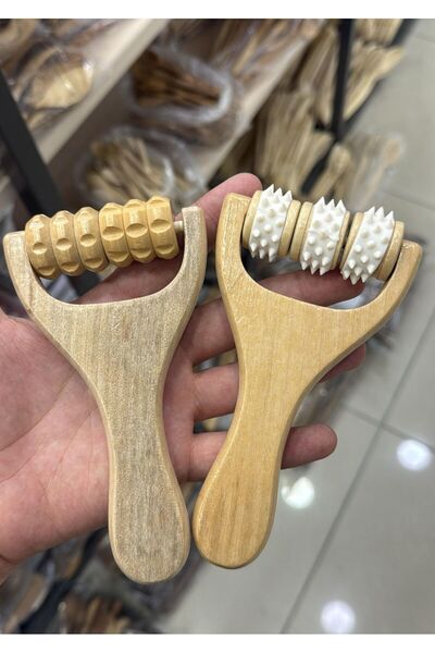 Home AHŞAP MASAJ ALETİ ROLLER SELÜLİT KARŞITI DOĞAL MASAJ APARATI EL YAPIMI V...