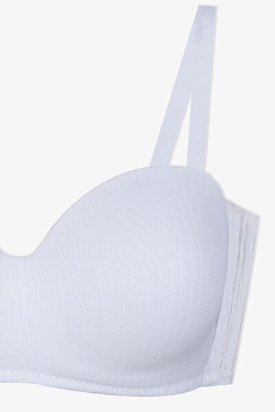 koza iç giyim Women'S StrapleSS Ribbed Bra - Unpadded Cotton