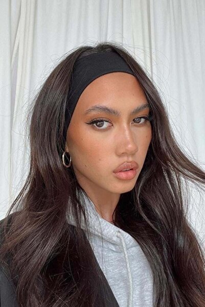 TAKIŞTIR Широка листова стрічка чорного кольору