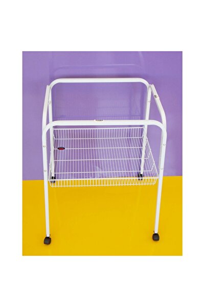 Genel Markalar Kafes Ayaklığı 57x43x70 cm Beyaz Renk