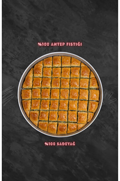 uzeller Antep fıstıklı Sadeyağlı Kutulu Kare baklava 2 KG