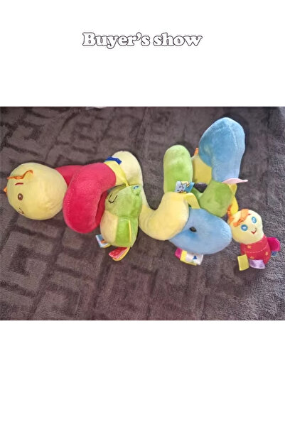 Choice خشخيشة كاتربيلر ويند للأطفال من عمر 0 إلى 24 شهرًا، ألعاب قطيفة ناعمة، مجموعة خشخيشة للقدم والمعصم، رسوم متحركة، لحديثي الولادة