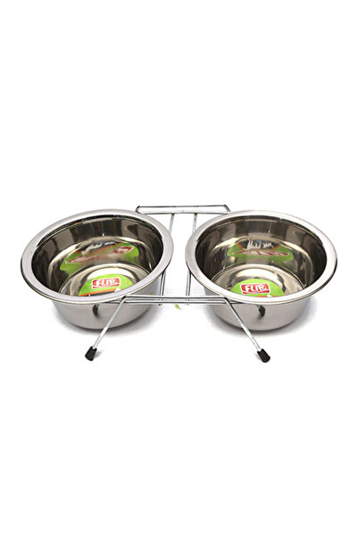 Flip 32 Oz. KE-3273D Tel Ayaklı Çelik Mama Kabı 0,95 lt