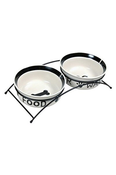 Trixie Dog Ceramic Food and Water Bowl Set 2×0.25Lt