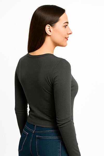 getbrosp Women's Fume Long Sleeve Basic Body - Casual Stylish and Comfortable Style
