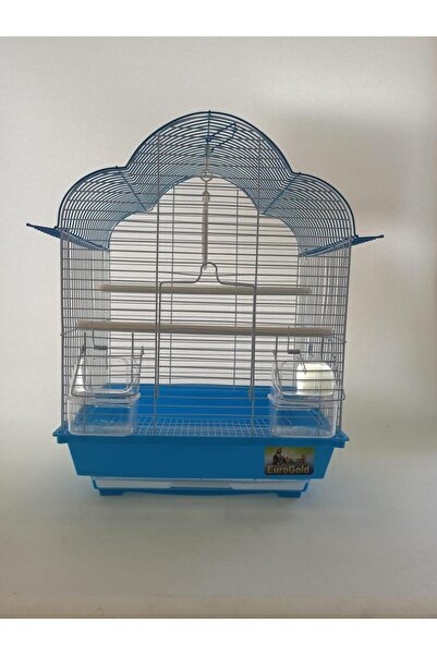 Qh Pet Cage Qh Kuş Kafesİ 34x28x46 CM Mavi