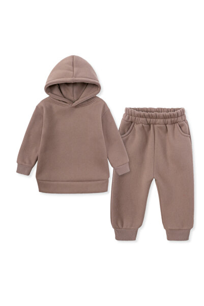 Kidohug Compleu baieti din bumbac gros, trening molton