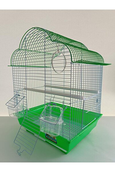 EuroGold Qh Kuş Kafesi 34x28x46 Cm Yeşil Renk