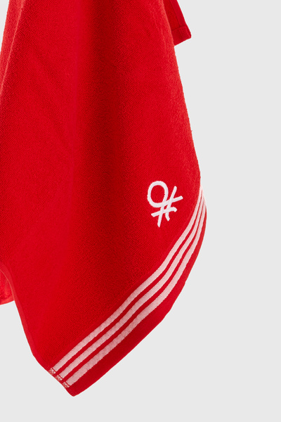 Benetton Home 5 Pieces Bath Towel Hand Face Body Red 100% Cotton 30X50 cm Face Towel