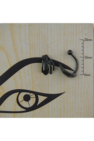 Bylin %100 316 L Cerrahi Çelik İskelet El/ Kaş Piercing - Bar Uzunluğu 8mm - ...