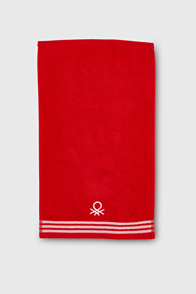 Benetton Home 5 Pieces Bath Towel Hand Face Body Red 100% Cotton 30X50 cm Face Towel