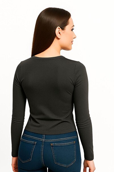 getbrosp Women's Fume Long Sleeve Basic Body - Casual Stylish and Comfortable Style