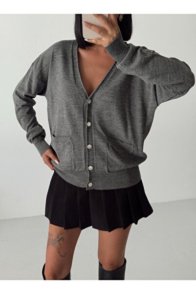 mydukkan.co Smoked Sirena Pocket Knitwear Cardigan