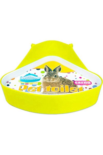 Genel Markalar Tavşan Tuvaleti Üçgen 24x18,5x11cm Sarı