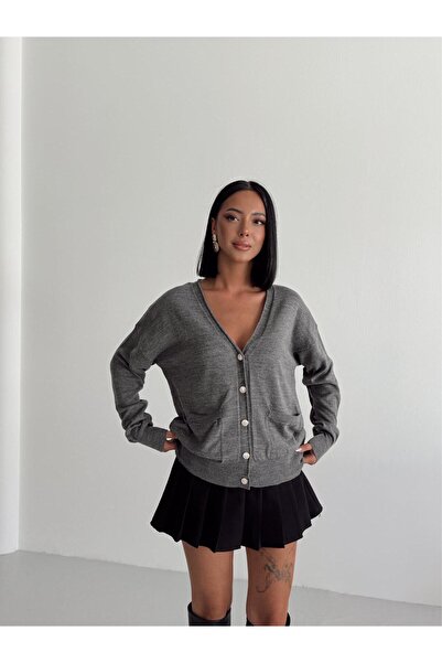 mydukkan.co Smoked Sirena Pocket Knitwear Cardigan