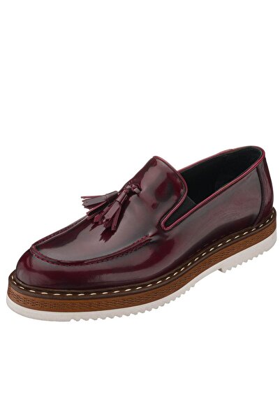 COSTO Μέγεθος 45-46-47-48-49-50 Alp76 Βυσσινί Δερμάτινο Ανοιχτόχρωμο Δέρμα Ελ...