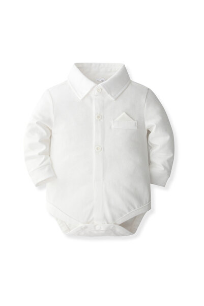 Kidohug Stylish boys' costume, Kidohug Pure Blessing, White, 0-3 months, 62 CM