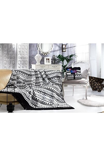 AKSU Silver Collection Double Cotton Double Sided Blanket 180X220 Erica