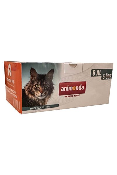 Animonda Vom Feinsten Kuzulu Yaşlı Kedi Konservesi 6 AL 5 ÖDE Skt :07/2026