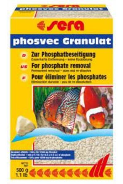 SERA Phosvec Granulat 500 gr. Fosfat Düşürücü Dış Filtre Malzemesi
