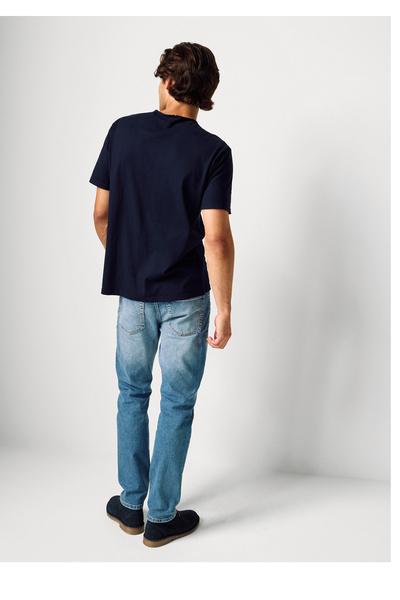 United Colors of Benetton Μπλουζάκι Benetton Crew Neck Slub