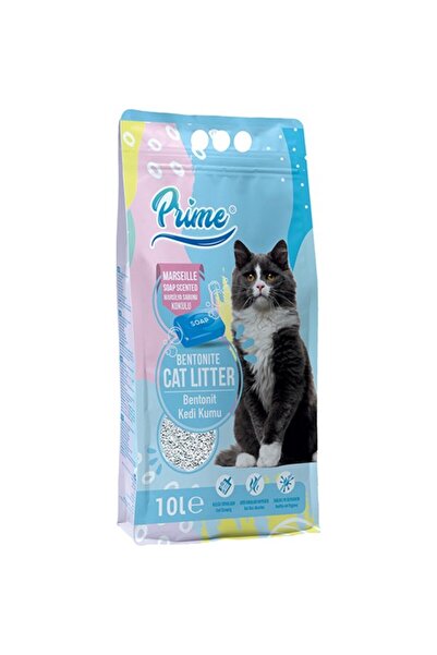 Prime İnce 10 Lt Marsilya Kokulu Bentonit Kedi Kum