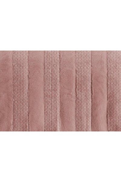 Merinos Luxe 3 Parça Çift Kişilik Yatak Örtüsü Seti Kutulu 230x250 Petek Pudra