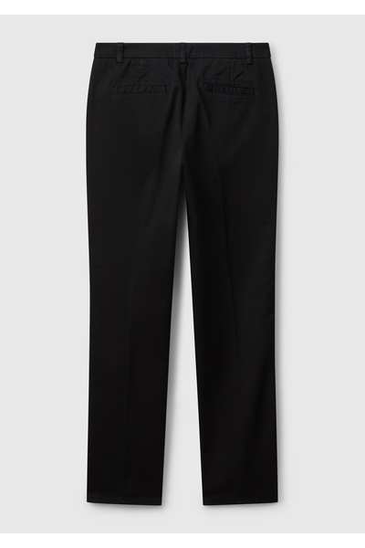 United Colors of Benetton Kadın Siyah Elastanlı Basic Chino Pantolon